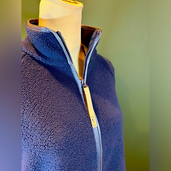 NWT! WOMEN'S NIKE SPORTSWEAR HIGH-PILE SHERPA JACKETS, DIFFUSED BLUE Size XL - Picture 13 of 16